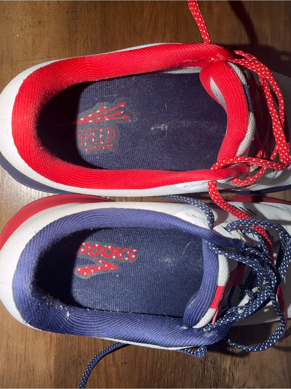 Brooks Launch 7 USA Red White Blue Running Shoe Womens Size 9 US EUC training - Picture 11 of 11